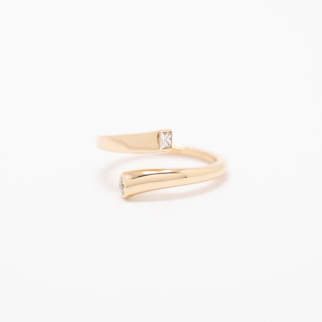 This to That Diamond Bypass Ring image 0
