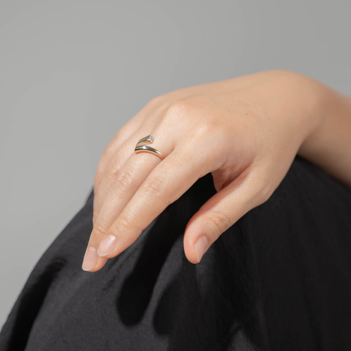 This to That Diamond Bypass Ring image 1