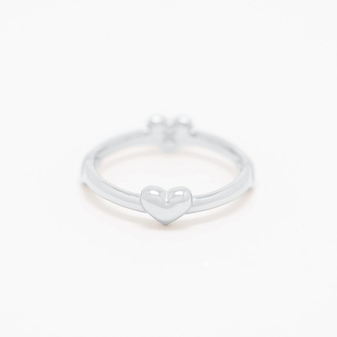 Hug Ring | White Gold image 0